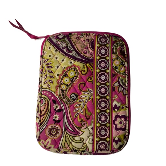 Vera Bradley Retired Very Berry Paisley Tablet Sleeve Size 9”x5” - Picture 7 of 10